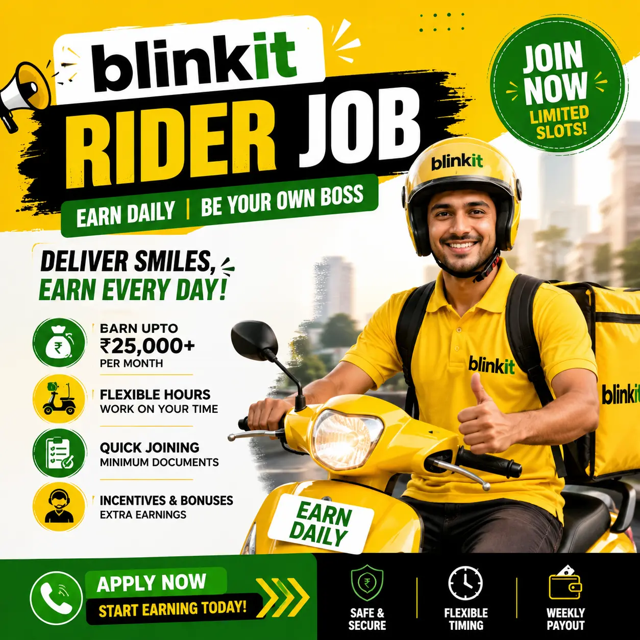 Blinkit store associate jobs